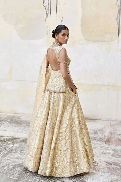 Embellished Lehenga Choli Set with Dupatta